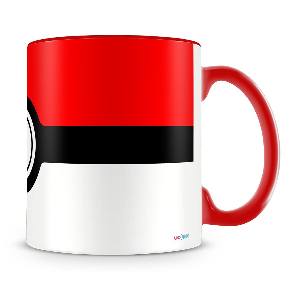 Caneca Pokémon Pokebola (Vermelha) - Imagem 3