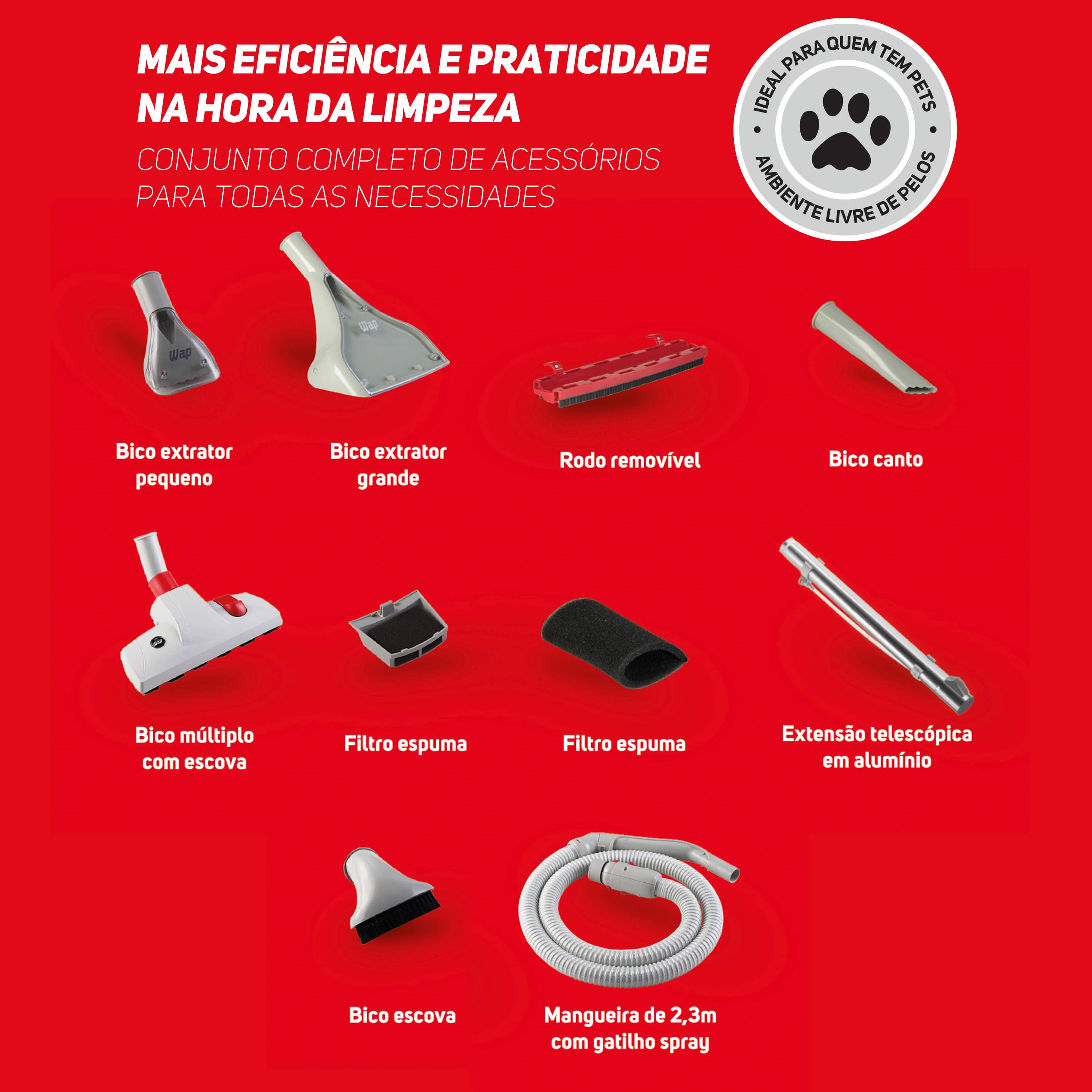 Extratora de Sujeira WAP Aqua Cleaner - Imagem 57