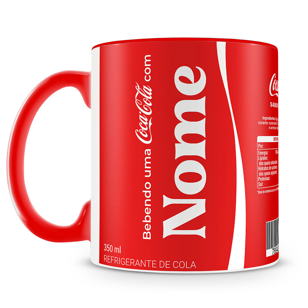 Caneca Coca Cola (Com Nome)