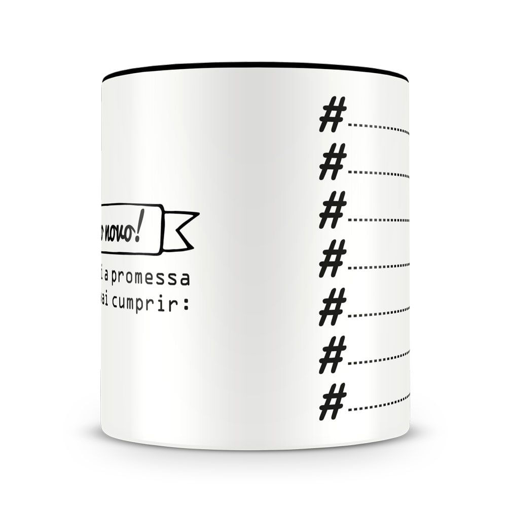 Caneca Promessa para Ano Novo - Imagem 3