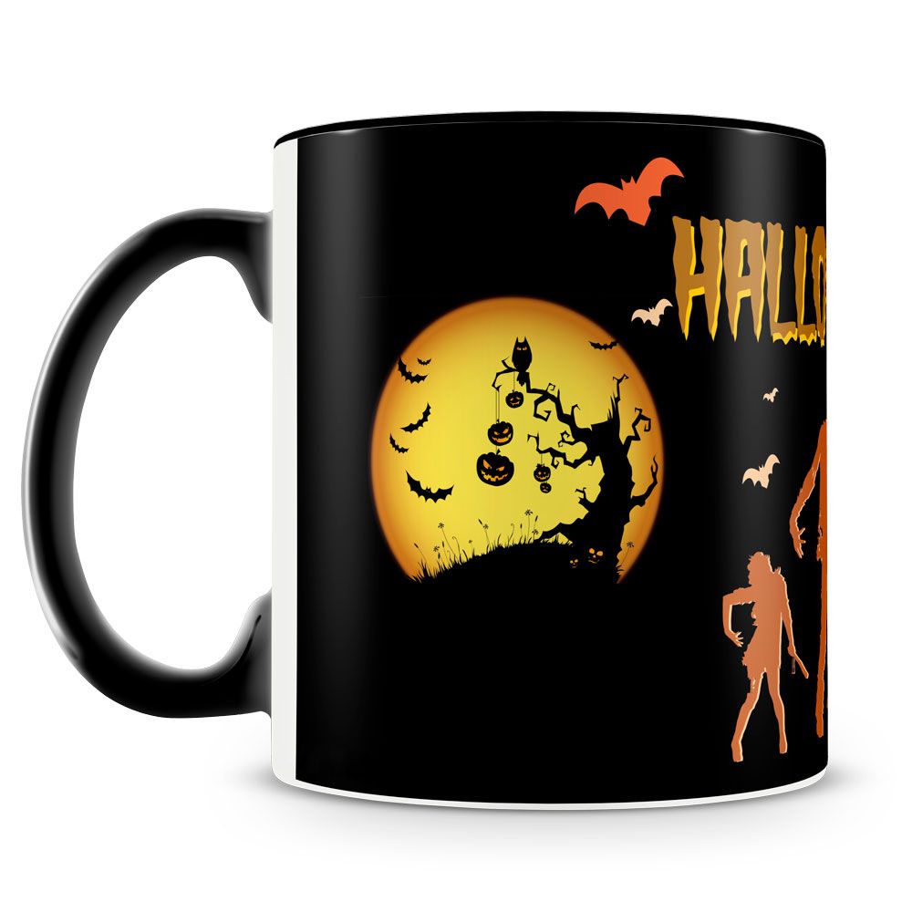 Caneca Halloween Dia das Bruxas (Mod.3)