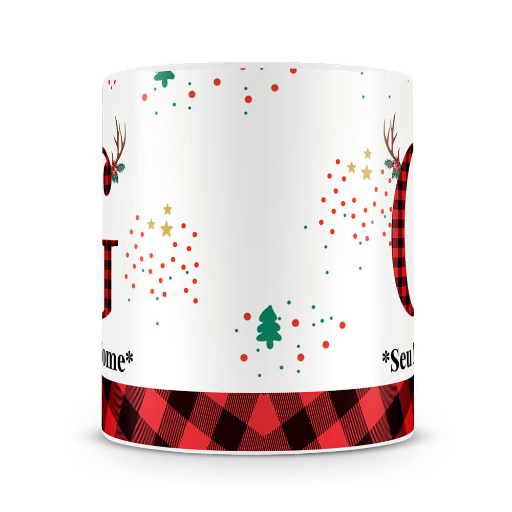 Caneca Alfabeto Natalino – Letra A (Com Nome) - Imagem 42