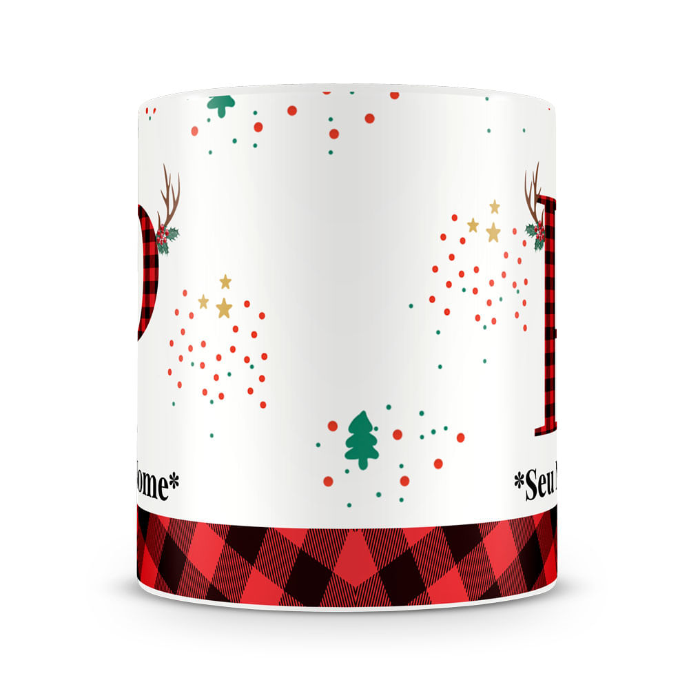 Caneca Alfabeto Natalino – Letra A (Com Nome) - Imagem 48