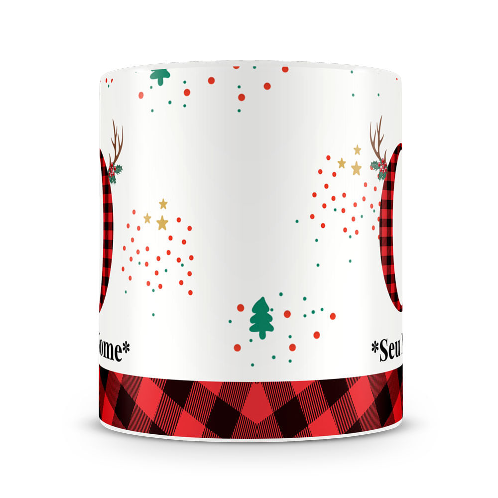 Caneca Alfabeto Natalino – Letra A (Com Nome) - Imagem 60