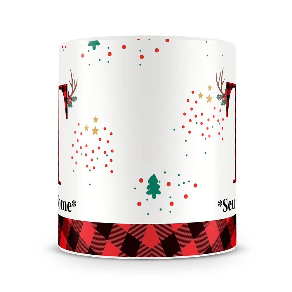 Caneca Alfabeto Natalino – Letra A (Com Nome) - Imagem 72