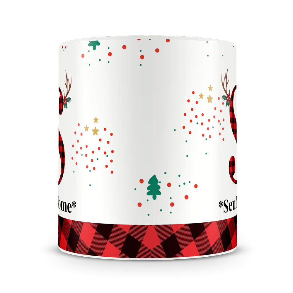 Caneca Alfabeto Natalino – Letra A (Com Nome) - Imagem 75