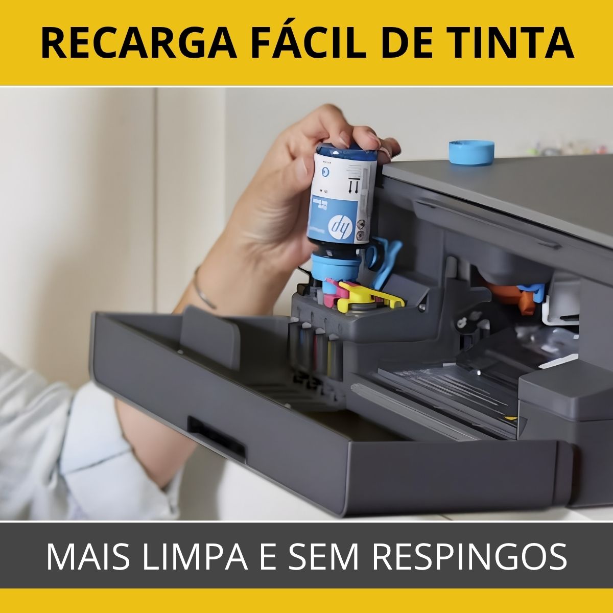 Impressora 3 em 1 HP Smart Tank 584 All-In-One A4 Bivolt - Imagem 5