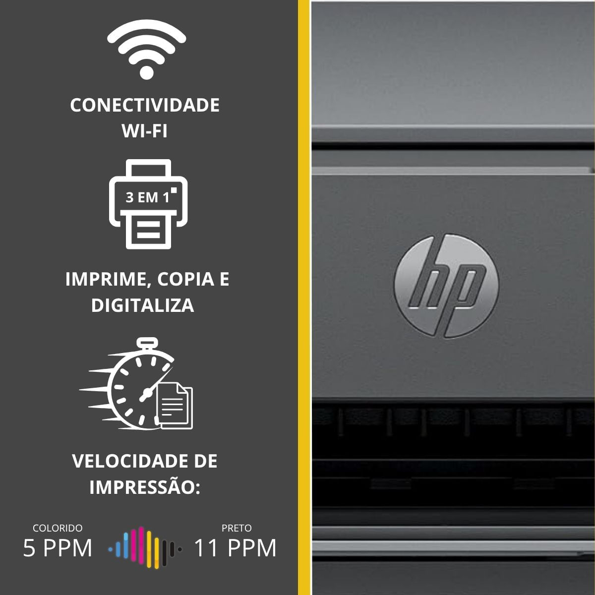 Impressora 3 em 1 HP Smart Tank 584 All-In-One A4 Bivolt - Imagem 3