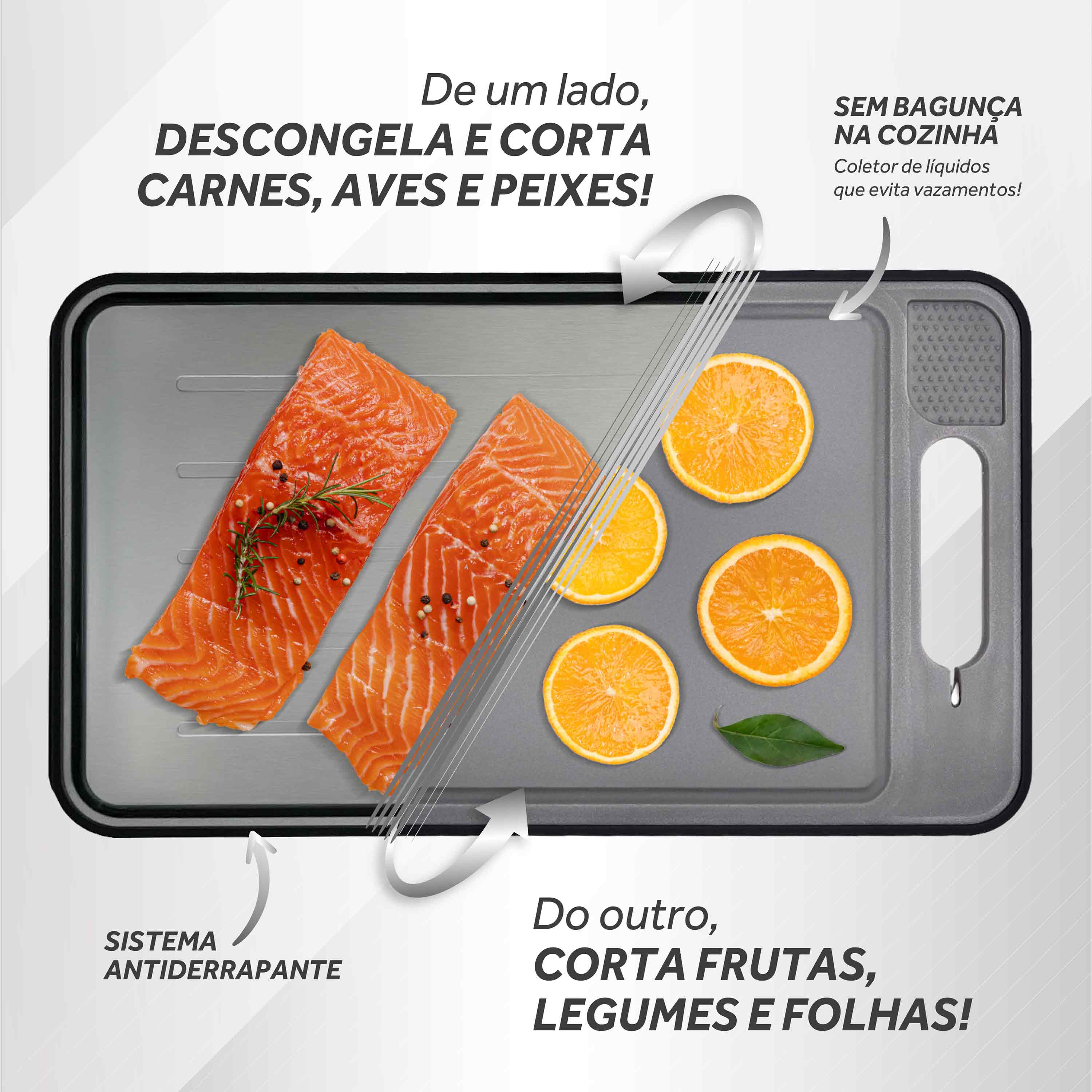 Tábua de Corte Dupla Face - Ichef Dual Cut - Imagem 6