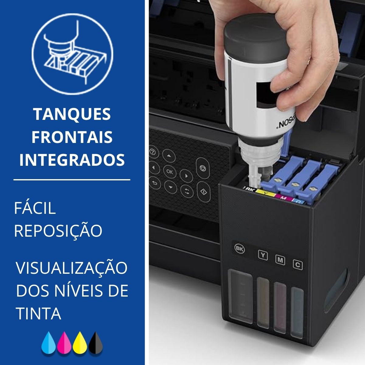 Impressora EPSON EcoTank L4260 com Refil de Tinta/Painel LCD - Imagem 3