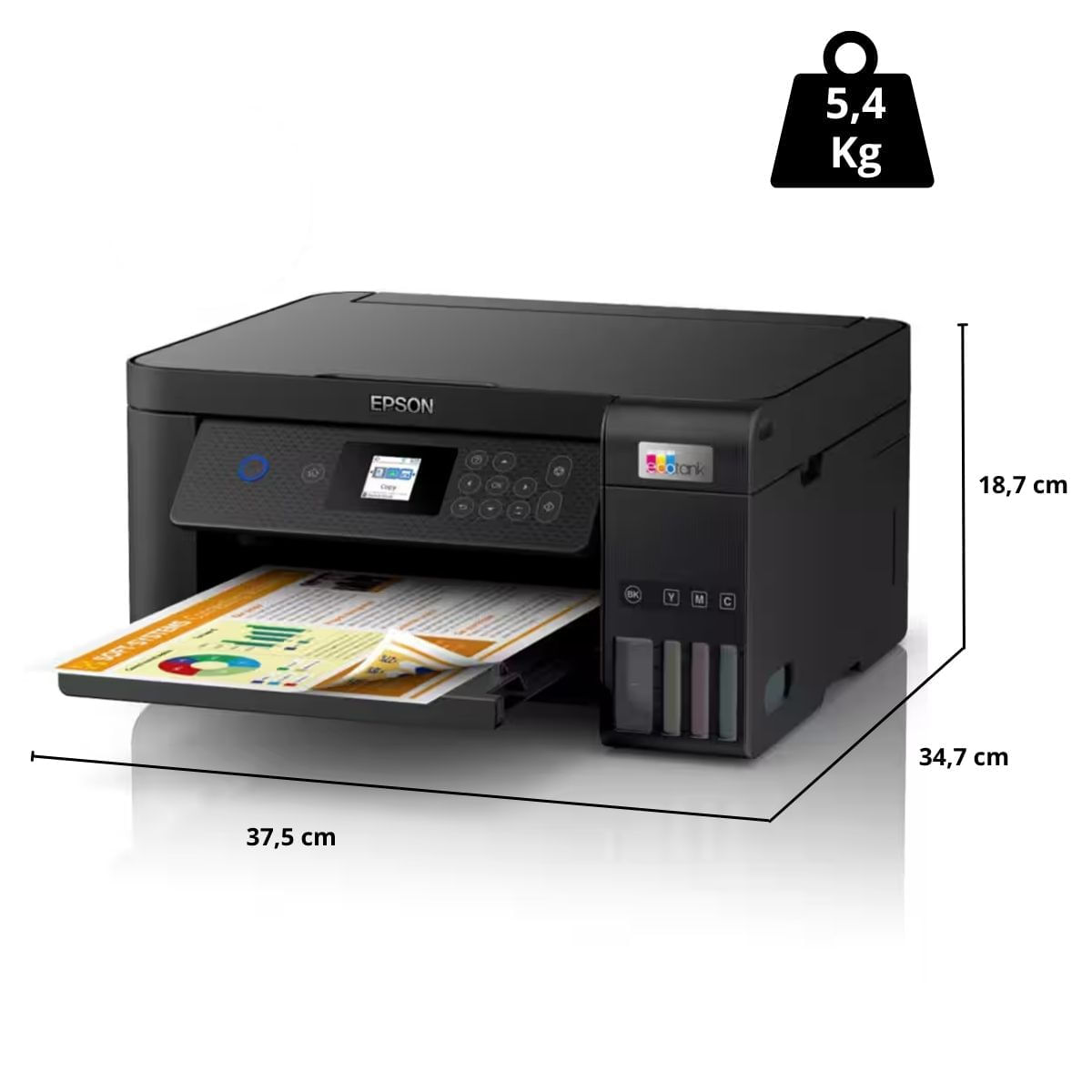 Impressora EPSON EcoTank L4260 com Refil de Tinta/Painel LCD - Imagem 8