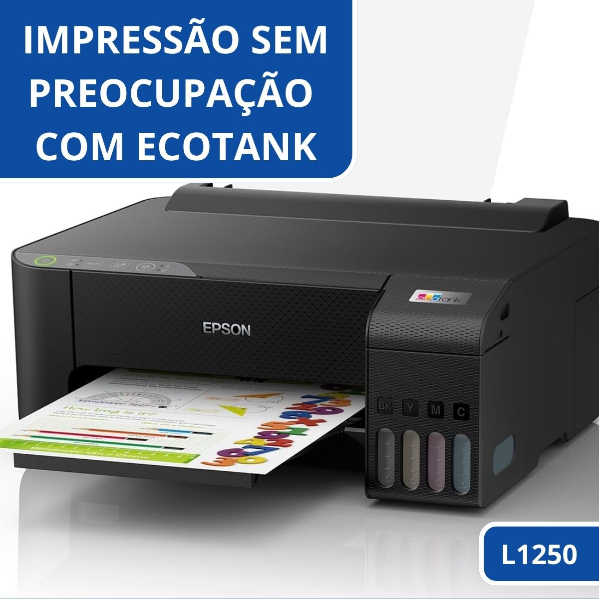 Impressora Alta Velocidade EPSON EcoTank com Refil de Tinta - Imagem 2