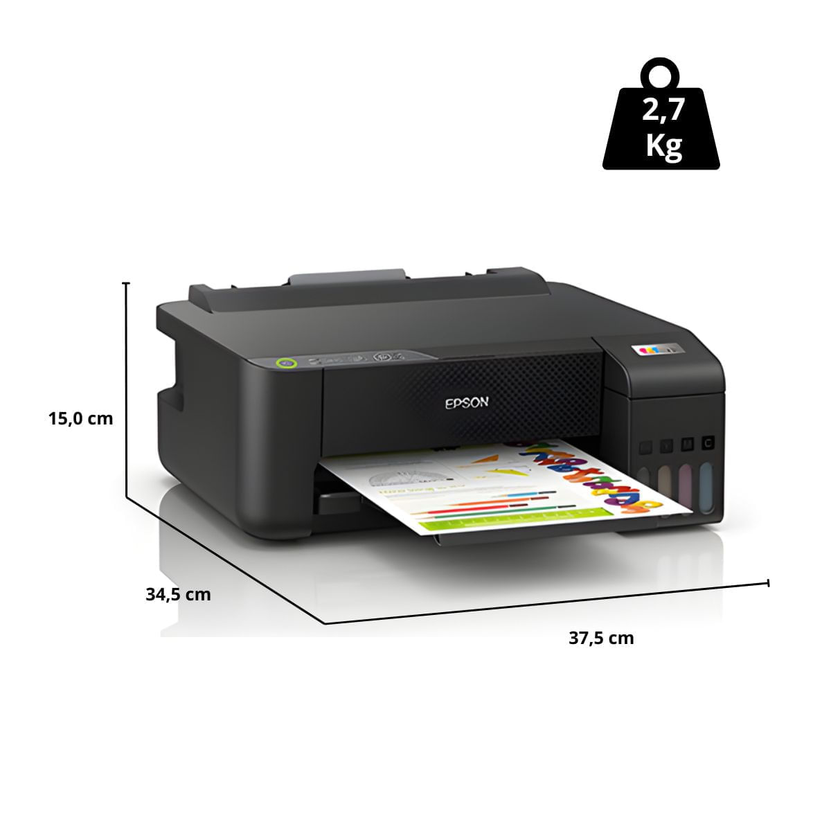 Impressora Alta Velocidade EPSON EcoTank com Refil de Tinta - Imagem 7