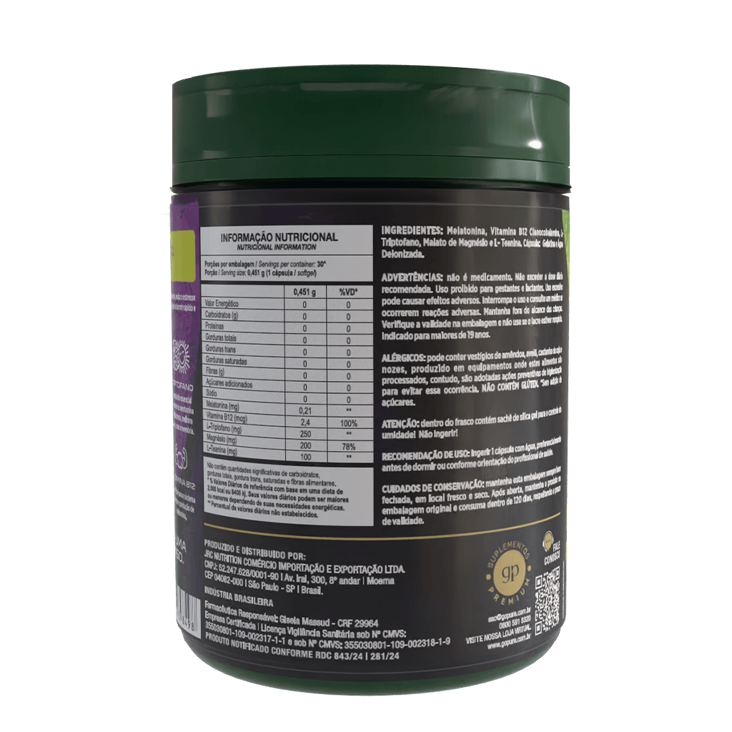 Melatonina Fast 2X CONCENTRADA GoPure – Suplemento para Dormir Rápido e Acordar Renovado - Imagem 3