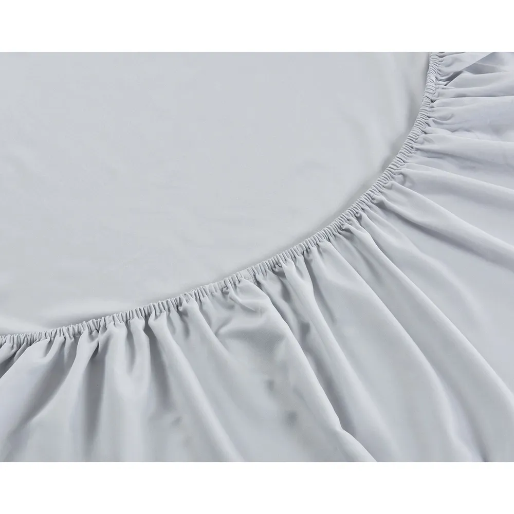 JG CAMA JOL TOQUE DE SEDA CASAL 4PC CINZA - Imagem 3