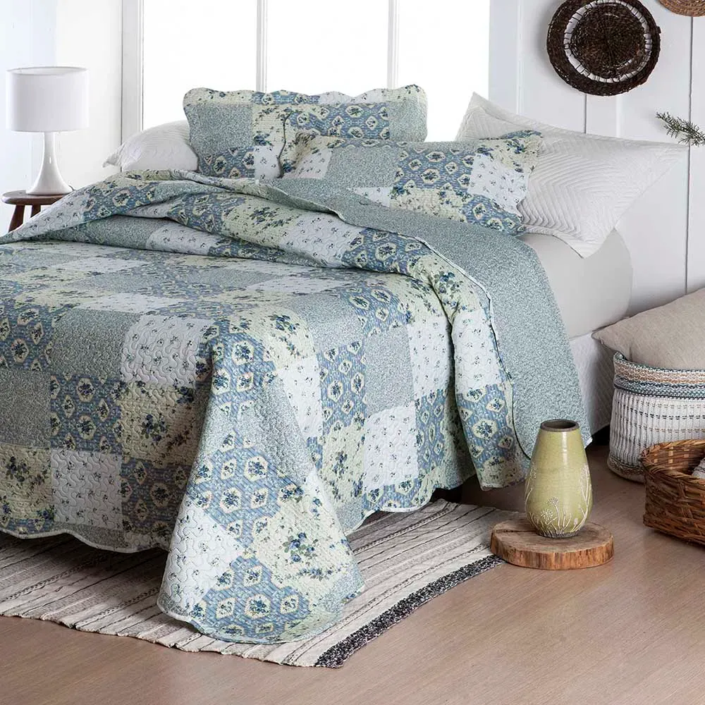 KIT COLCHA JOL ULTRASONIC DYURI BARAUNA 280X260 KING 3PÇS