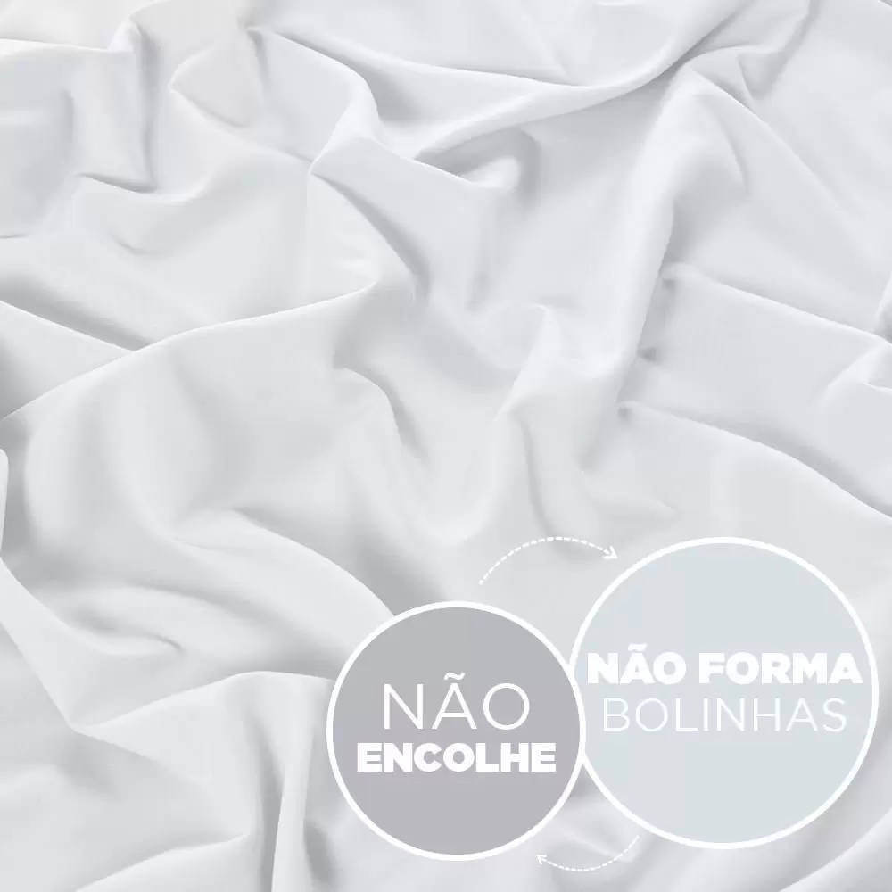 JG CAMA JOL TOQUE DE SEDA CASAL 4PC BRANCO - Imagem 2