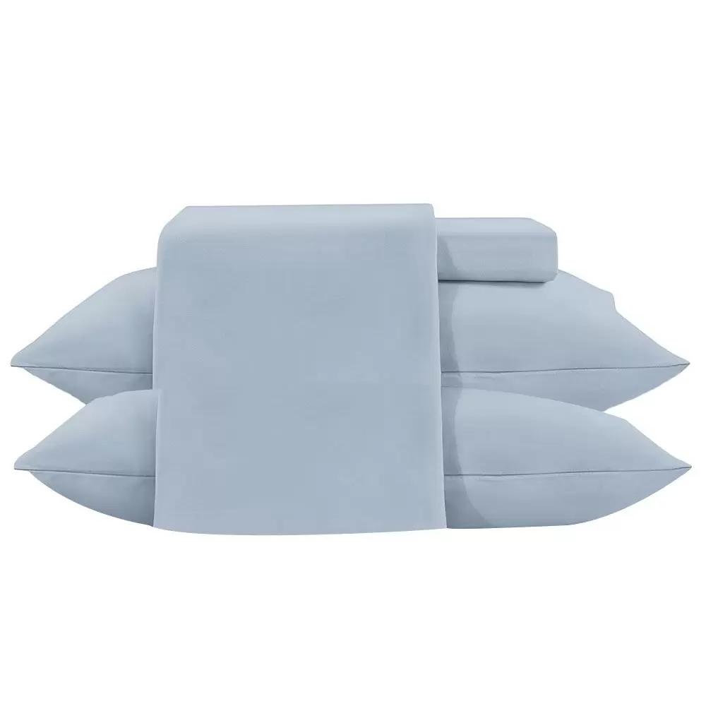 JG CAMA JOL TOQUE DE SEDA CASAL 4PC AZUL