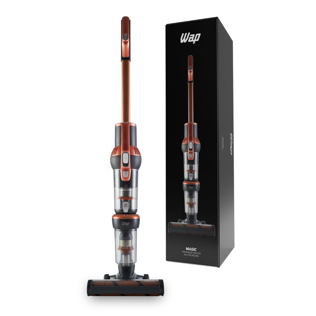 Aspirador de pó vertical Wap Magic sem fio uv 450W Bivolt - Imagem 5