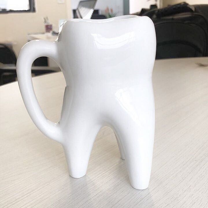 Caneca Formato Dente Molar