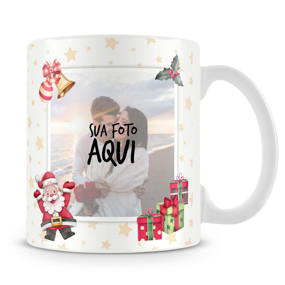 Caneca Feliz Natal (Com Foto) - Imagem 2