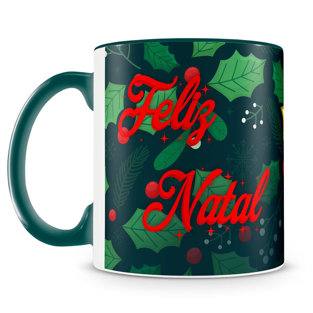 Caneca Feliz Natal Mod.2 (Com Foto)