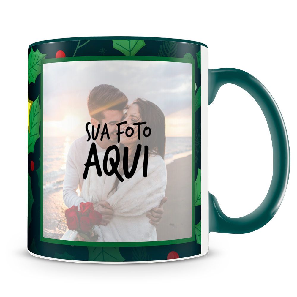 Caneca Feliz Natal Mod.2 (Com Foto) - Imagem 2