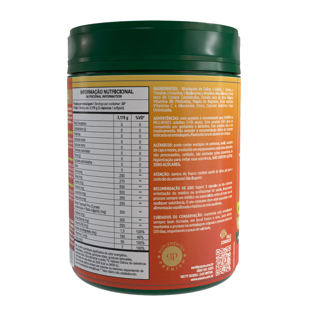 Compre 1, LEVE 2 - ThermaX GoPure – Suplemento Pré-Treino EXTRA-FORTE para Energia, foco e Performance - Imagem 4