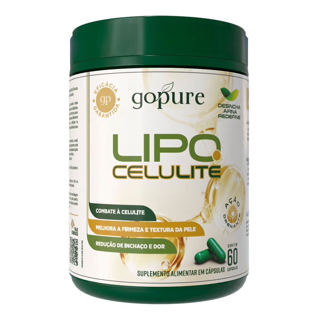 Lipo Celulite GoPure – Redução de Celulite, Gordura localizada e Definição Corporal