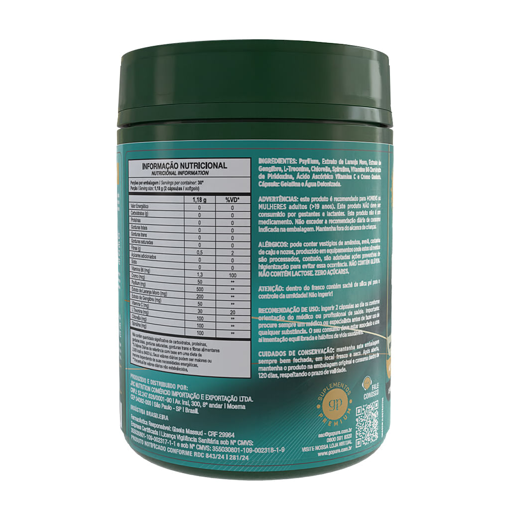 Detox Always GoPure – Suplemento p/ Reduzir Apetite, Desinchar, Perda de Peso, Emagrecimento - Imagem 4