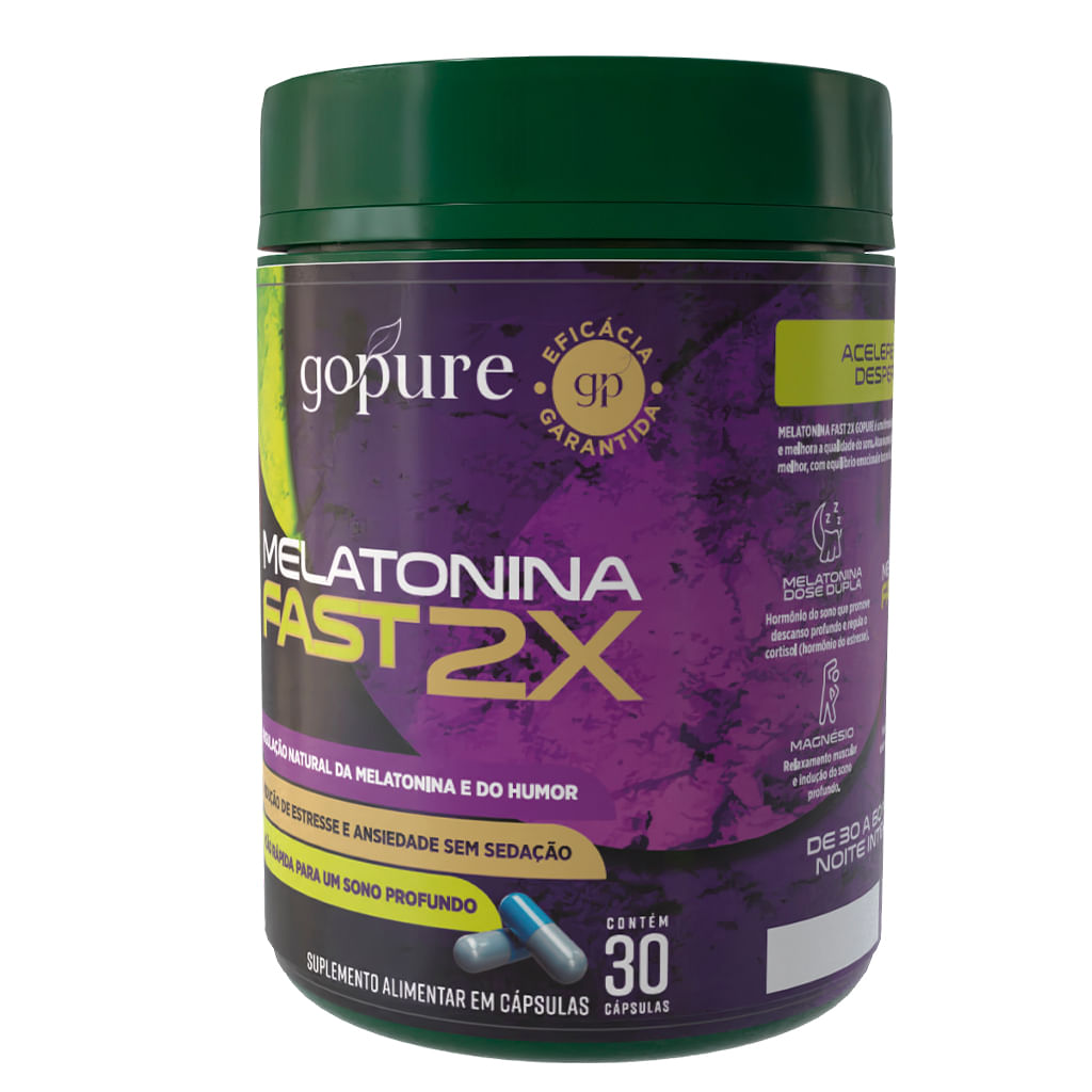 Compre 1, LEVE 2 - Melatonina Fast 2X CONCENTRADA – Suplemento para Dormir Rápido e Acordar Renovado - Imagem 3