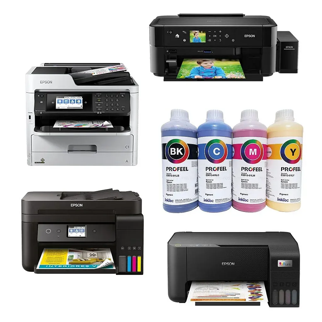 Tinta Inktec Profeel Pigmentada para Impressora Epson (4 Litros) - Imagem 2