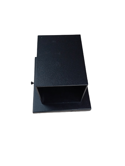 Arandela Ar-248/10v P/1g9 Vedada Vd Transparente Alumínio - Belly Lustres - Imagem 3