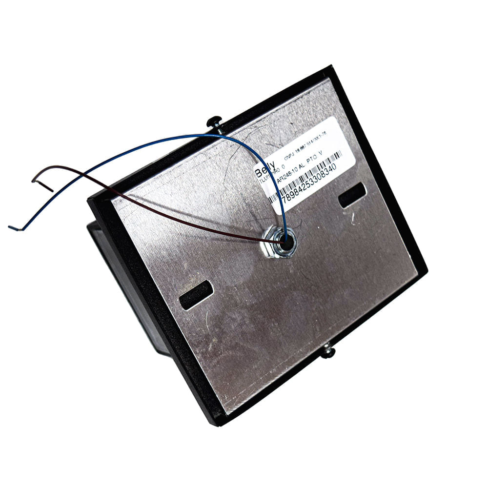 Arandela Ar-248/10v P/1g9 Vedada Vd Transparente Alumínio - Belly Lustres - Imagem 5