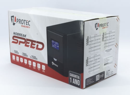 Nobreak Speed 1500VA Mono Ent e Saida 120V 9 tomadas Proteção para Modem, Roteador, Games e Cftv - Imagem 8