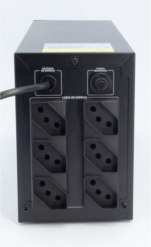 Nobreak Speed 1200VA Mono Ent e Saida 220V Proteção para Modem, Roteador, Games e Cftv - Imagem 3