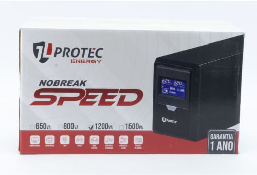 Nobreak Speed 1200VA Mono Ent e Saida 220V Proteção para Modem, Roteador, Games e Cftv - Imagem 7