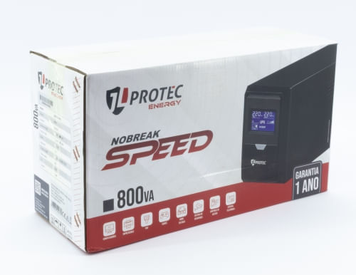 Nobreak Speed 800VA Mono Ent e Saida 220V Proteção para Modem, Roteador, Games e Cftv - Imagem 8