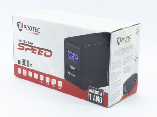 Nobreak Speed 800VA Bivolt Entr 1120/220v e Saida 120v Proteção para Modem, Roteador, Games e Cftv - Imagem 3