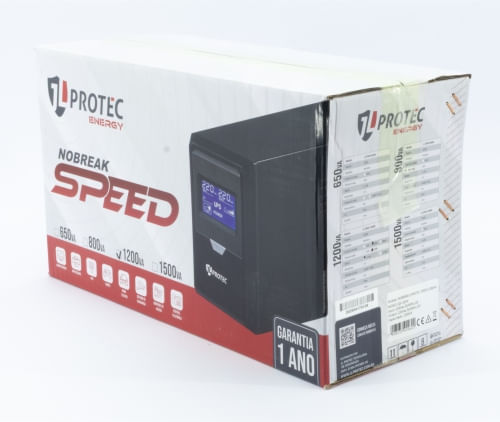 Nobreak Speed 1200VA Bivolt Ent 115v-220v Saida 115v Proteção para Modem, Roteador, Games e Cftv - Imagem 8