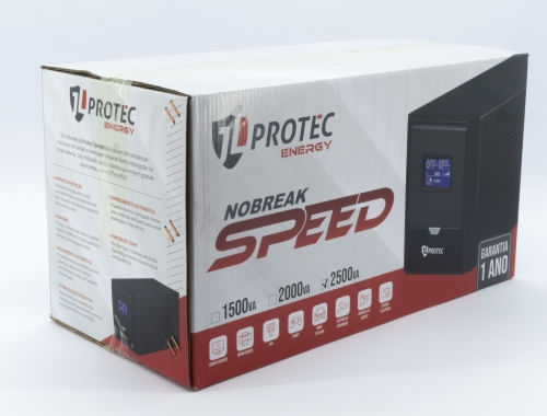 Nobreak Speed 1500VA Mono Ent e Saida 220V 9 tomadas Proteção para Modem, Roteador, Games e Cftv - Imagem 6