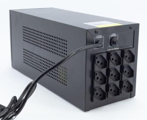 Nobreak Speed 1500VA Mono Ent e Saida 220V 9 tomadas Proteção para Modem, Roteador, Games e Cftv - Imagem 3