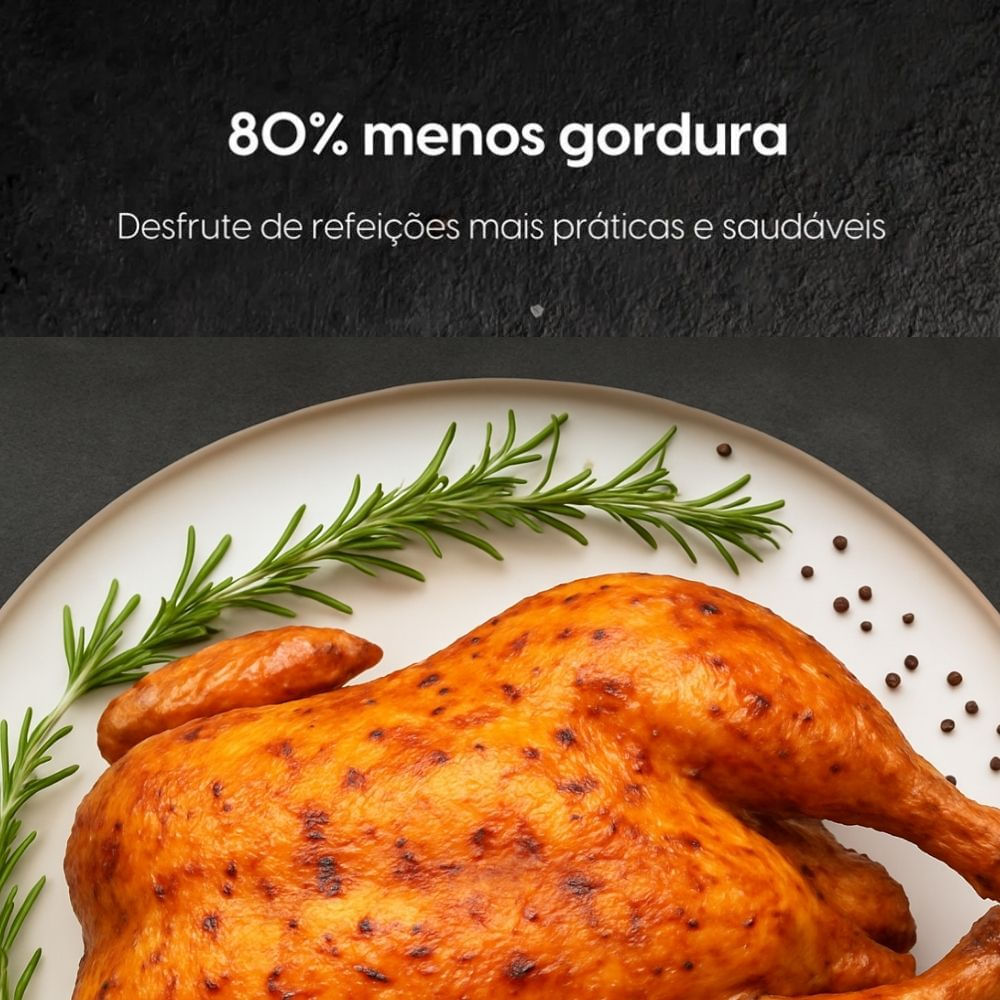 Air Fryer Gran Fry 8L Elgin 1750W Black 127V - Imagem 7