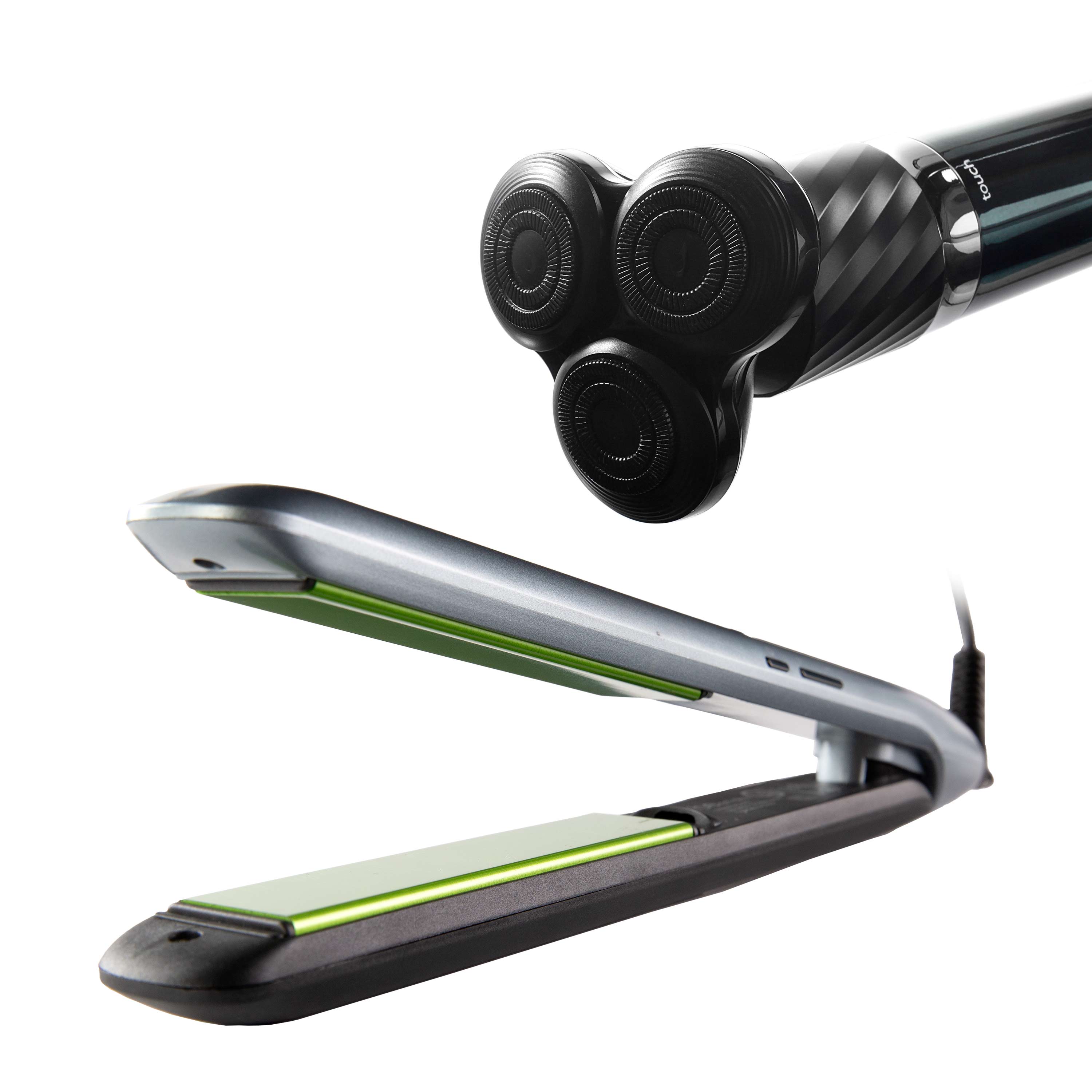 Barbeador Elétrico Shaver Touch be emotion men e Prancha de Cabelo Shine Nutrah Be Emotion - Imagem 2