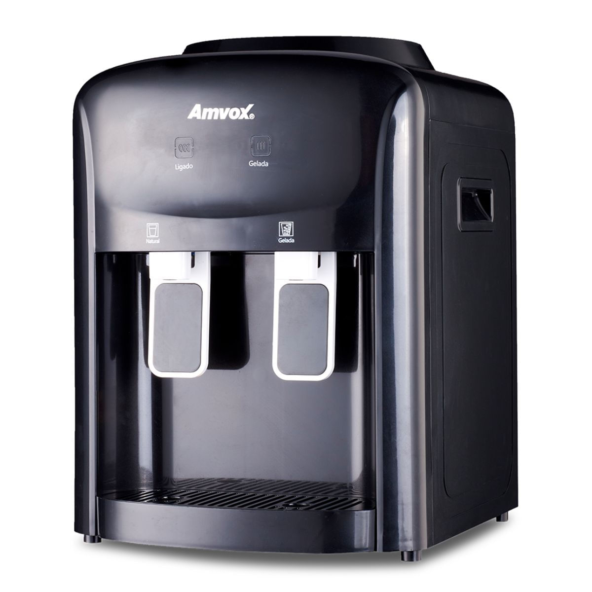 Bebedouro Amvox ABB240 NEW Preto Água Gelada e Natural Bivolt