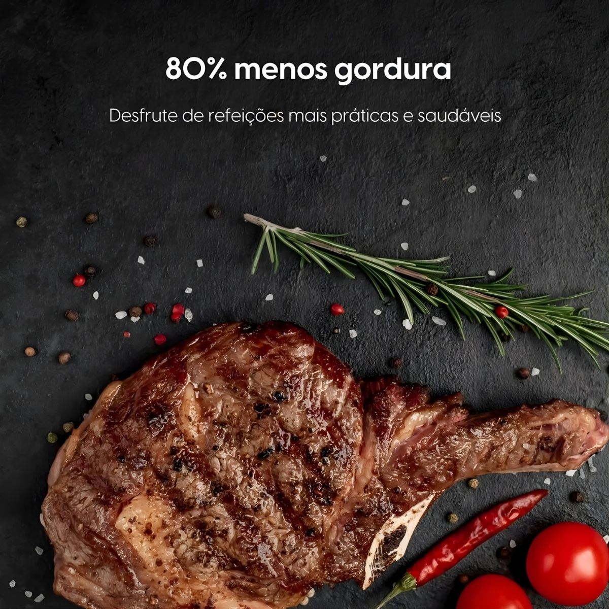 Air Fryer Prática Fry 3,7L Elgin 1400w Black 127V - Imagem 15