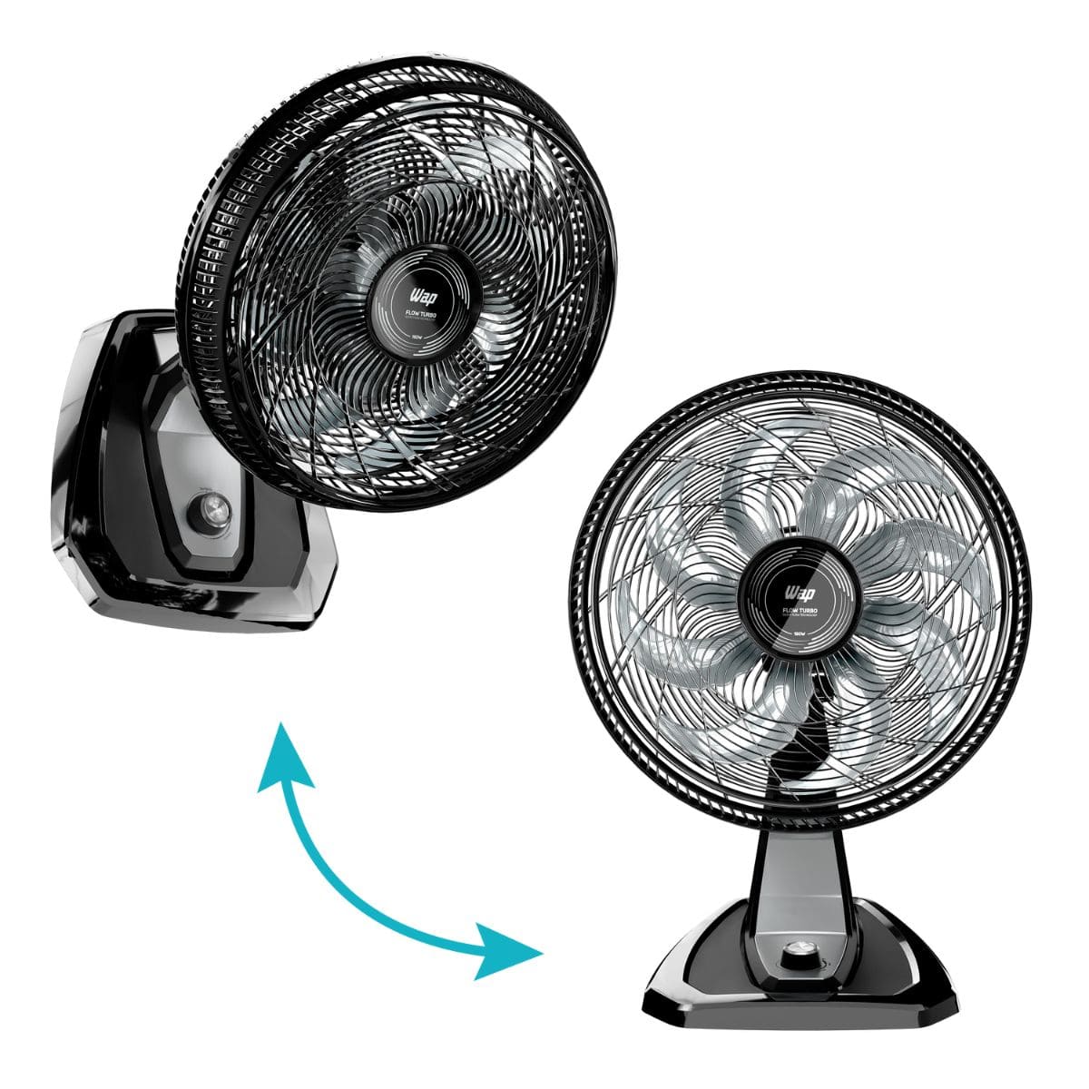 Ventilador Mesa e Parede 180W 8 Pás 50cm WAP FLOW TURBO 127V - Imagem 2